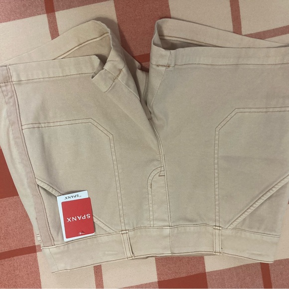 SPANX High Waist Pink Shorts with Soft Color - Picture 2 of 2